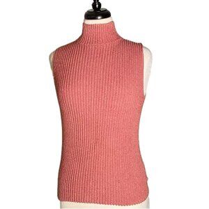 Moth Pink Ribbed Tank Top